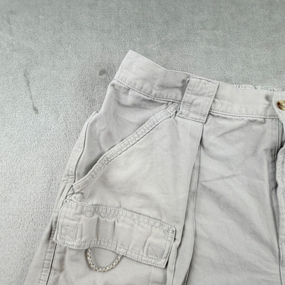 Columbia PFG Bonehead Cargo Shorts Men's Large Gray Cotton Fishing Hiking FM4012 - Picture 12 of 14